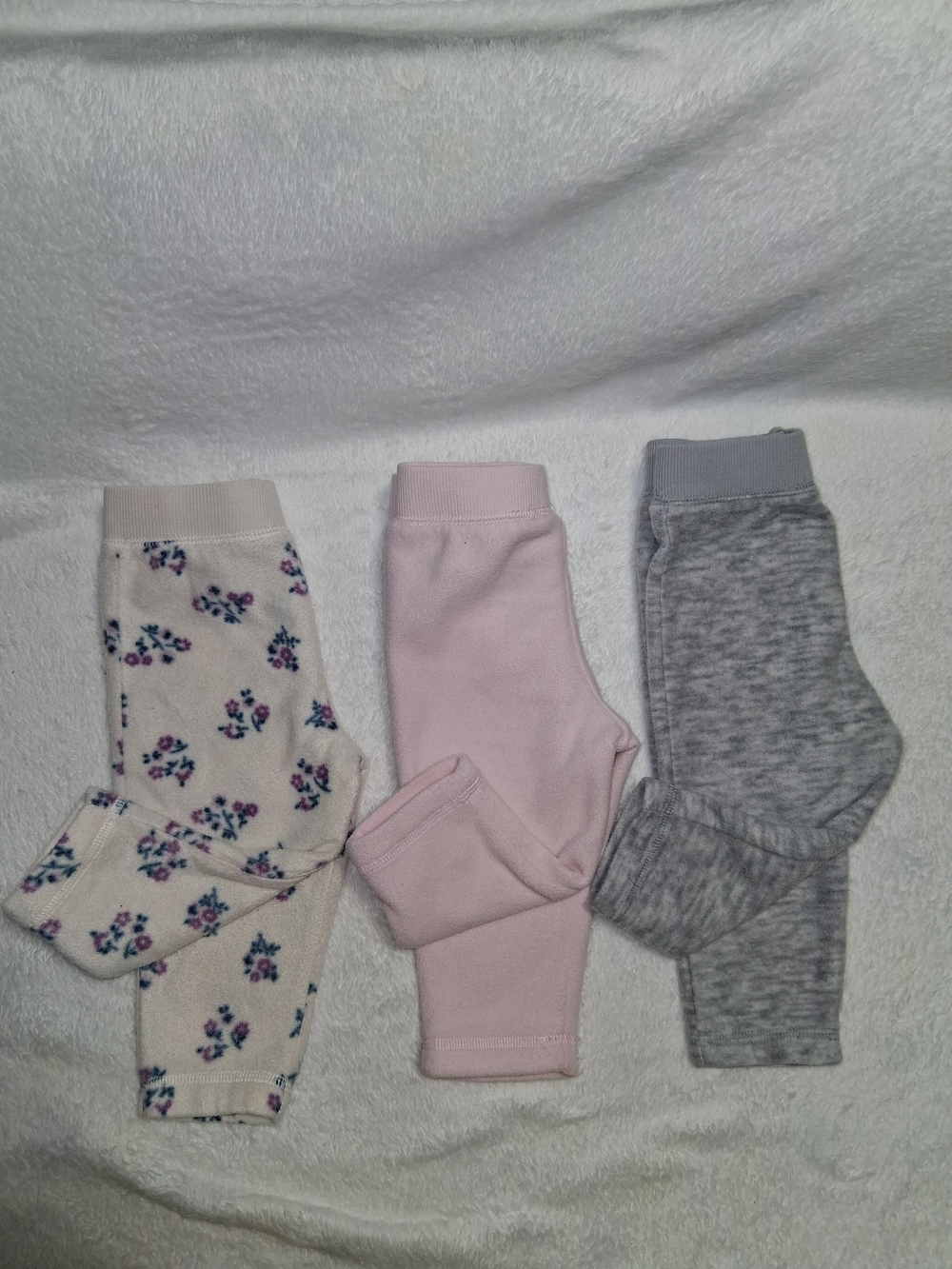 George Baby Pink Fleece-Lined Leggings
